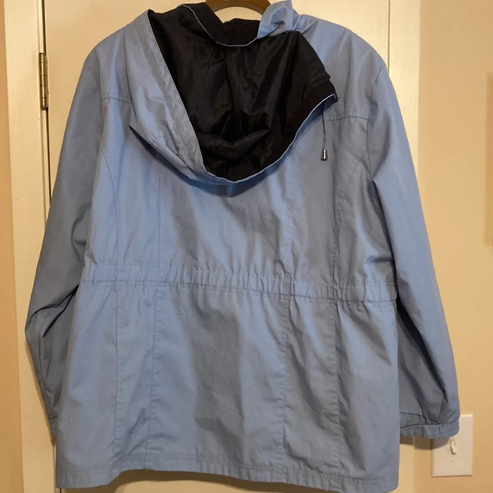 Mackintosh Light Blue Women's Rain Jacket - Picture 4 of 5